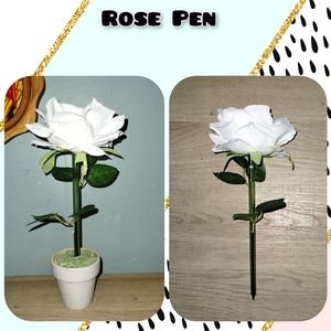 Glass Stem Rose Pen(Scented)